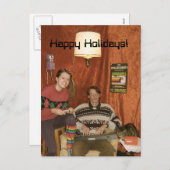 キム・ジョシュのクリスマスカード シーズンポストカード (正面/裏面)