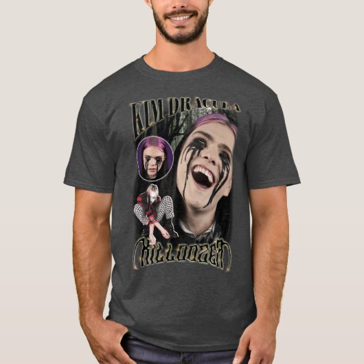 キム・ドラキュラ ヴィンテージ 90年代 ブートレグ Tシャツ (正面)