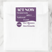 キム・バラチームを支えるシール スクエアシール (バッグ)