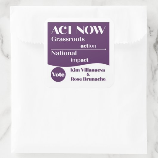 キム・バラチームを支えるシール スクエアシール (バッグ)