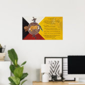 キム・マッゲルロイによるアースダンス ポスター (ホームオフィス)