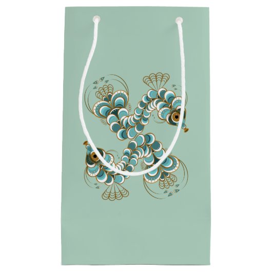 キメラピーコックシーホーススモール抱き枕 スモールペーパーバッグ (正面)