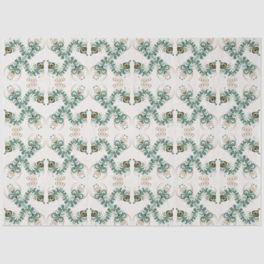 キメラピーコックシーホースティッシュペーパー 薄葉紙 (正面)