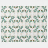 キメラピーコックシーホースフリースブランケット フリースブランケット (正面(横))