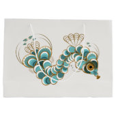 キメラピーコックシーホースラージ抱き枕 ラージペーパーバッグ (裏面)