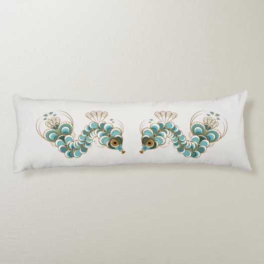 キメラピーコックシーホース抱き枕 ボディピロー (裏面)