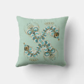 キメラピーコックシーホース装飾用クッション クッション (裏面)