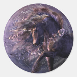 キメラブラックバラステッカー ラウンドシール