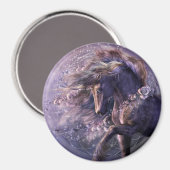 キメラブラックバラ磁石 マグネット (正面/裏面)