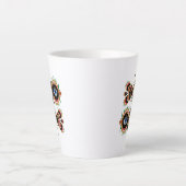 キメラ – フィッシュバードラテマグカップ カフェラテマグ (正面)