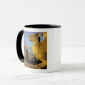 キメラ、レダム大聖堂、パリ、フランス マグカップ (正面左)