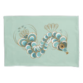 キメラ – 孔雀の標準ピローケース 枕カバー (正面左)