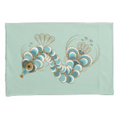 キメラ – 孔雀の標準ピローケース 枕カバー (正面右)