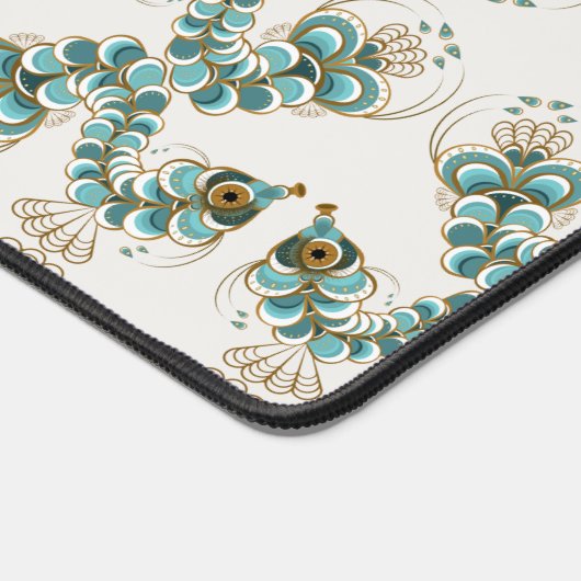 キメラ – 孔雀シーホースデスクマット デスクマット (コーナー)