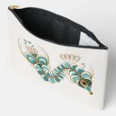 キメラ – 孔雀シーホース大ポーチ アクセサリーポーチ (見開き)