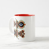 キメラ – 魚のバードマグカップ ツートーンマグカップ (正面左)