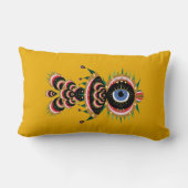 キメラ – 魚の鳥の腰枕 ランバークッション (裏面)