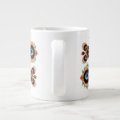 キメラ – 魚の鳥ジャンボマグカップ ジャンボコーヒーマグカップ (裏面)