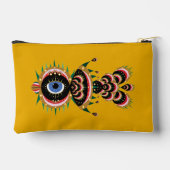 キメラ – 魚鳥小袋 アクセサリーポーチ (裏面)