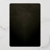 キモいヘアスカルが20歳代の誕生日パーティーに引き裂く 箔招待状 (裏面)