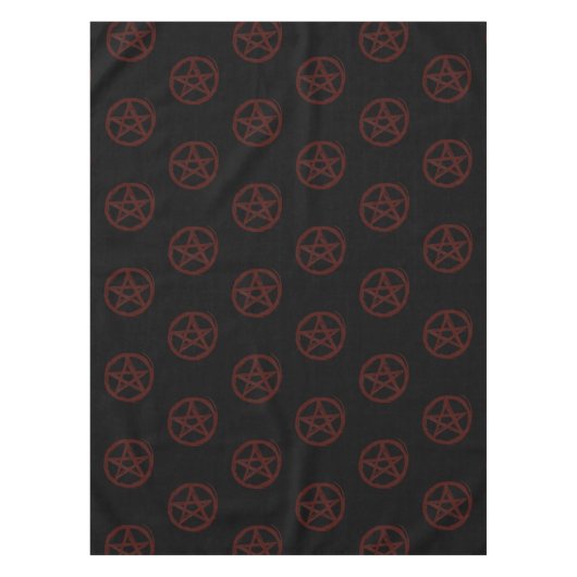 キモヴィンテージ星形五角形  テーブルクロス (正面)