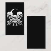 キモースカル三日月ゴシックムーンウィッチーヘビ 名刺 (正面/裏面)