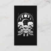 キモースカル三日月ゴシックムーンフェーズスネーク 名刺 (正面)