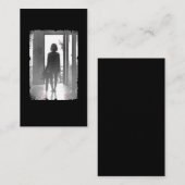 キモーチェンソー少女ホラーダークアート 名刺 (正面/裏面)