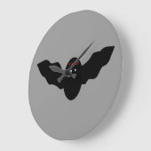 キモーハロウィンヴァンパイアこうもりウォールクロック ラージ壁時計 (傾斜)