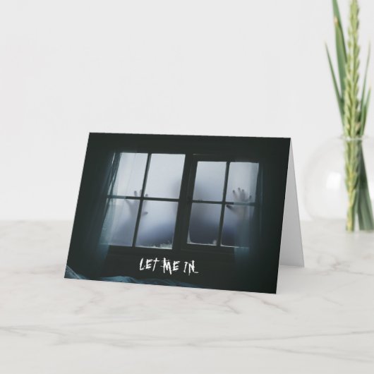 キモーファンハロウィーン誕生日カスタム文字 カード (正面)