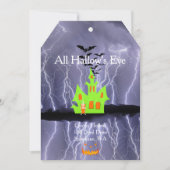 キモーホロウハロウィン幽霊のよく出るハウス カード (正面)