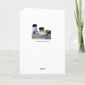 キャおもしろいット/子猫役員誕生日カード カード (裏面)