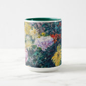 キャイボット - 白と黄色の菊 マグカップ (中央)