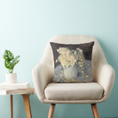 キャイルボット印象派による花瓶の黄色のバラ クッション (椅子)