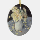 キャイルボット印象派による花瓶の黄色のバラ セラミックオーナメント (右)