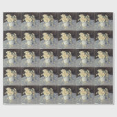 キャイルボット印象派による花瓶の黄色のバラ ラッピングペーパー (フラット)