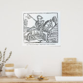 キャクストンの「チェスの騎士（ナイト）」から ポスター (キッチン)