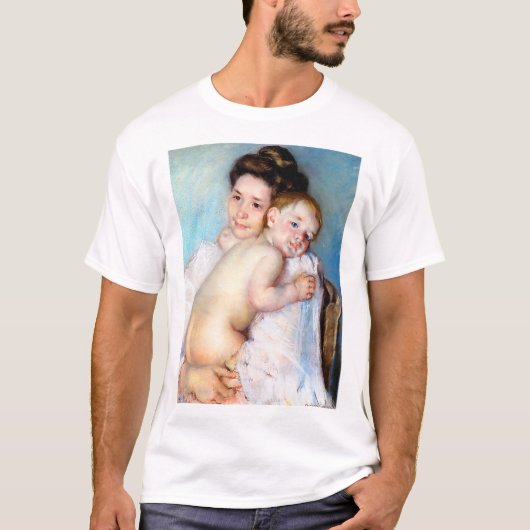 キャサットによる若い母 Tシャツ (正面)