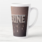 キャサリンの名前を垂れるゴールドで カフェラテマグ (右)