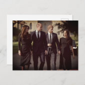 キャサリンウィリアムハリーメガンロングウォーク2022 ポストカード (正面/裏面)