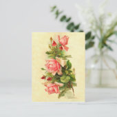 キャサリンクラインビクトリアンフラワーバラブーケ ポストカード (スタンド正面)