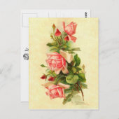 キャサリンクラインビクトリアンフラワーバラブーケ ポストカード (正面/裏面)