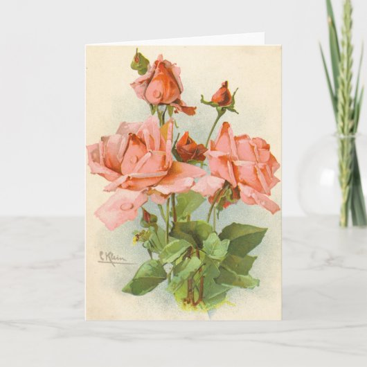 キャサリンクラインヴィンテージグリーティングカードの複製 カード (正面)