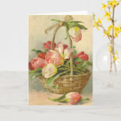 キャサリンクラインヴィンテージポストカードの複製 カード (黄色い花)