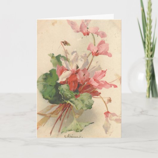 キャサリンクラインヴィンテージポストカードの複製 カード (正面)