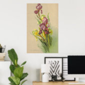 キャサリンクラインヴィンテージリソ再現キャンバス ポスター (ホームオフィス)