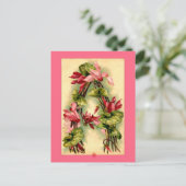 キャサリンクライン花アルファベット文字A ポストカード (スタンド正面)