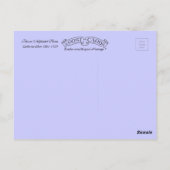 キャサリンクライン花文字B ポストカード (裏面)