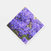 キャサリンホジキンアイリスパープル春フローラ スタンダードランチョンナプキン (角)