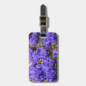キャサリンホジキンアイリスパープル春フローラ ラゲッジタグ (正面縦)